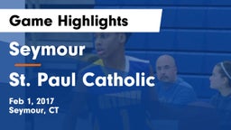 Seymour  vs St. Paul Catholic  Game Highlights - Feb 1, 2017