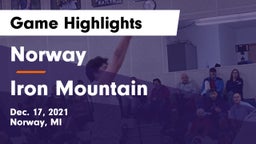 Norway  vs Iron Mountain  Game Highlights - Dec. 17, 2021