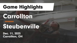 Carrollton  vs Steubenville  Game Highlights - Dec. 11, 2023
