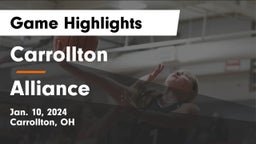 Carrollton  vs Alliance  Game Highlights - Jan. 10, 2024