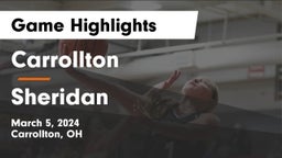 Carrollton  vs Sheridan  Game Highlights - March 5, 2024