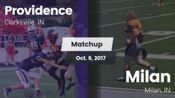 Matchup: Providence High vs. Milan  2017