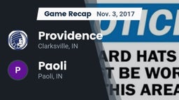 Recap: Providence  vs. Paoli  2017