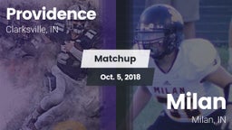 Matchup: Providence High vs. Milan  2018