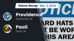 Recap: Providence  vs. Paoli  2018