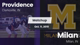Matchup: Providence High vs. Milan  2019