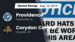 Recap: Providence  vs. Corydon Central  2019