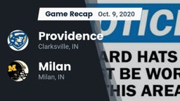 Recap: Providence  vs. Milan  2020