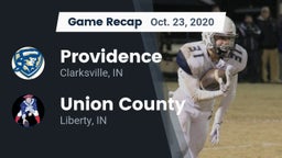 Recap: Providence  vs. Union County  2020