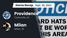 Recap: Providence  vs. Milan  2022