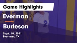 Everman  vs Burleson Game Highlights - Sept. 10, 2021