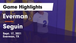 Everman  vs Seguin Game Highlights - Sept. 17, 2021