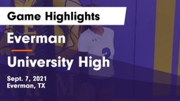 Everman  vs University High Game Highlights - Sept. 7, 2021