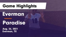 Everman  vs Paradise  Game Highlights - Aug. 26, 2021