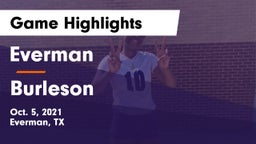 Everman  vs Burleson Game Highlights - Oct. 5, 2021