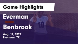 Everman  vs Benbrook  Game Highlights - Aug. 12, 2022