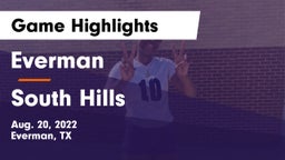 Everman  vs South Hills  Game Highlights - Aug. 20, 2022