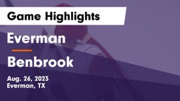 Everman  vs Benbrook  Game Highlights - Aug. 26, 2023