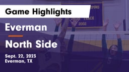 Everman  vs North Side  Game Highlights - Sept. 22, 2023