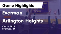 Everman  vs Arlington Heights  Game Highlights - Oct. 5, 2023