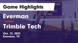 Everman  vs Trimble Tech  Game Highlights - Oct. 13, 2023