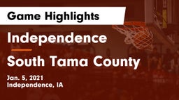 Independence  vs South Tama County  Game Highlights - Jan. 5, 2021