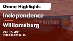 Independence  vs Williamsburg  Game Highlights - Dec. 17, 2021