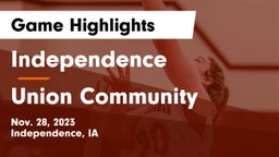Independence  vs Union Community  Game Highlights - Nov. 28, 2023