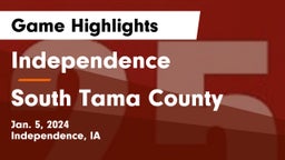 Independence  vs South Tama County  Game Highlights - Jan. 5, 2024