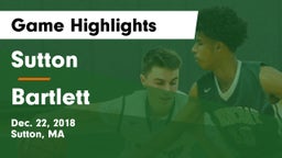 Sutton  vs Bartlett  Game Highlights - Dec. 22, 2018