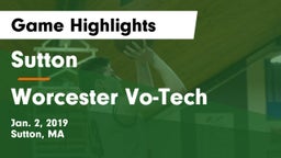 Sutton  vs Worcester Vo-Tech  Game Highlights - Jan. 2, 2019