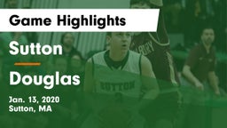 Sutton  vs Douglas  Game Highlights - Jan. 13, 2020