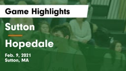 Sutton  vs Hopedale  Game Highlights - Feb. 9, 2021
