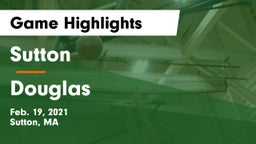 Sutton  vs Douglas  Game Highlights - Feb. 19, 2021