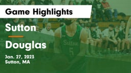 Sutton  vs Douglas  Game Highlights - Jan. 27, 2023