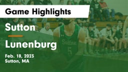 Sutton  vs Lunenburg  Game Highlights - Feb. 18, 2023