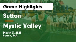 Sutton  vs Mystic Valley Game Highlights - March 3, 2023