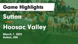 Sutton  vs Hoosac Valley Game Highlights - March 7, 2023
