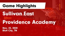 Sullivan East  vs Providence Academy Game Highlights - Nov. 23, 2020