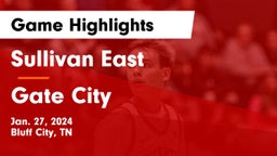 Sullivan East  vs Gate City  Game Highlights - Jan. 27, 2024
