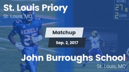 Matchup: Priory  vs. John Burroughs School 2017