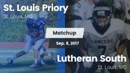 Matchup: Priory  vs. Lutheran South  2017