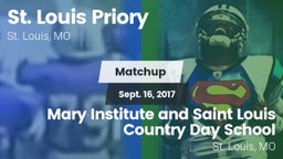 Matchup: Priory  vs. Mary Institute and Saint Louis Country Day School 2017