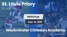 Matchup: Priory  vs. Westminster Christian Academy 2018
