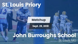 Matchup: Priory  vs. John Burroughs School 2018