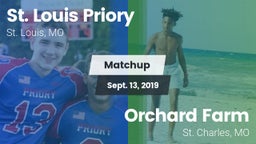 Matchup: Priory  vs. Orchard Farm  2019
