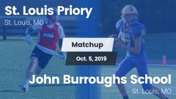 Matchup: Priory  vs. John Burroughs School 2019