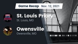 Recap: St. Louis Priory  vs. Owensville  2021