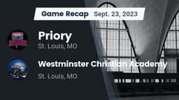 Recap: Priory  vs. Westminster Christian Academy 2023