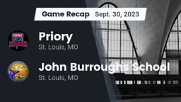 Recap: Priory  vs. John Burroughs School 2023